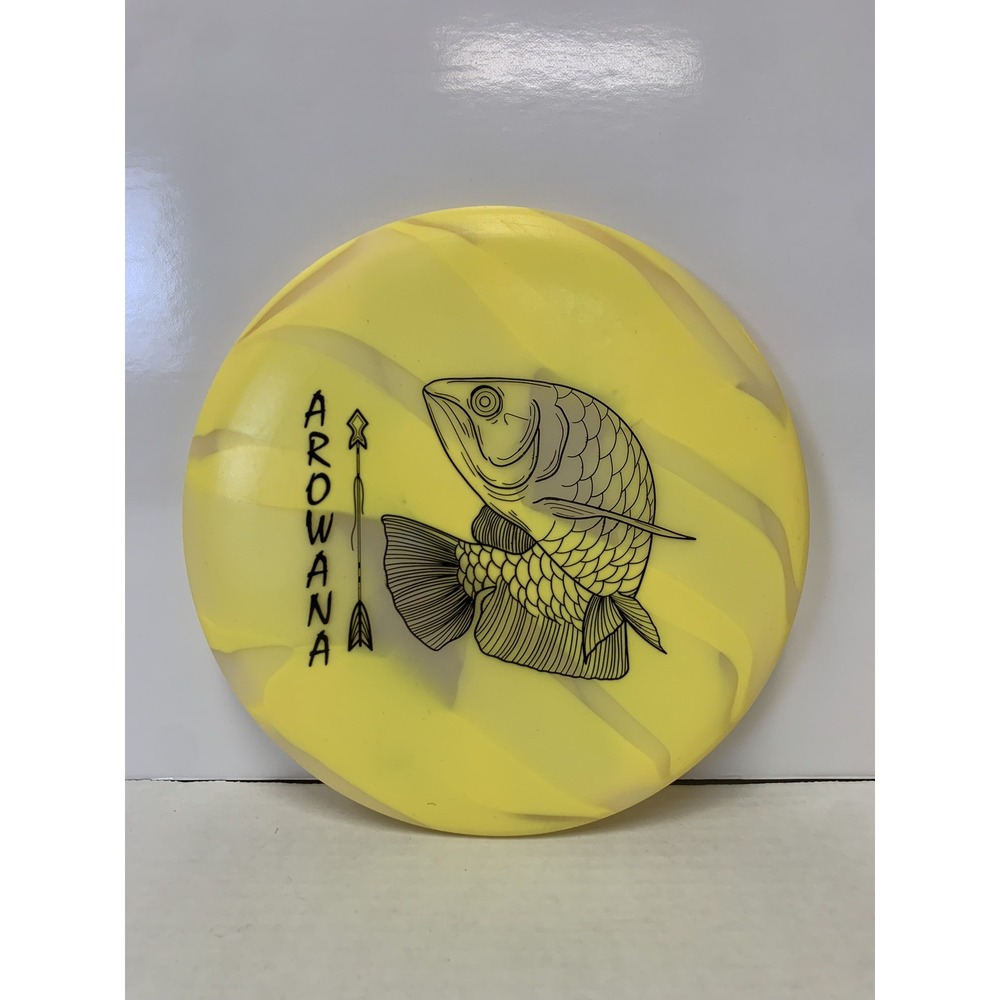 Elevation Arowana Glow Disc Yellow Gray 173 Grams glo-G NEW Disc Golf Frisbee